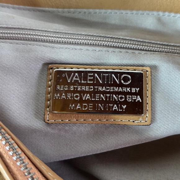 Valentino by Mario Valentino Shoulder Bag/Tote (Spa) w/Tassel - Picture 6 of 11